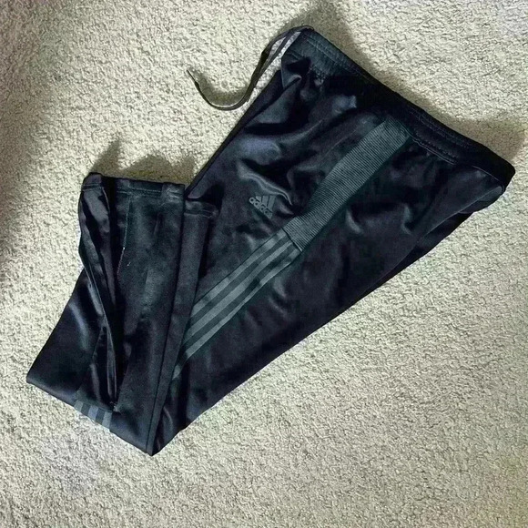 Adidas PrimeGreen Pants- Black with Gray 3 stripes - Picture 1 of 10